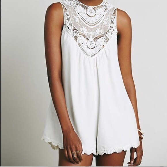 Free People Dresses & Skirts - Free People White romper